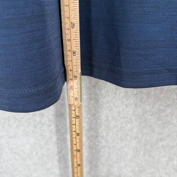 Oakley Mens Hyrolix 1/4 Zip Long Sleeve Shirt Size 2XL Blue Regular Fit Casual - Picture 11 of 12